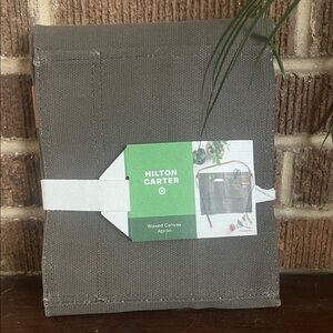 NWT Hilton Carter Waxed Canvas Apron - Gray